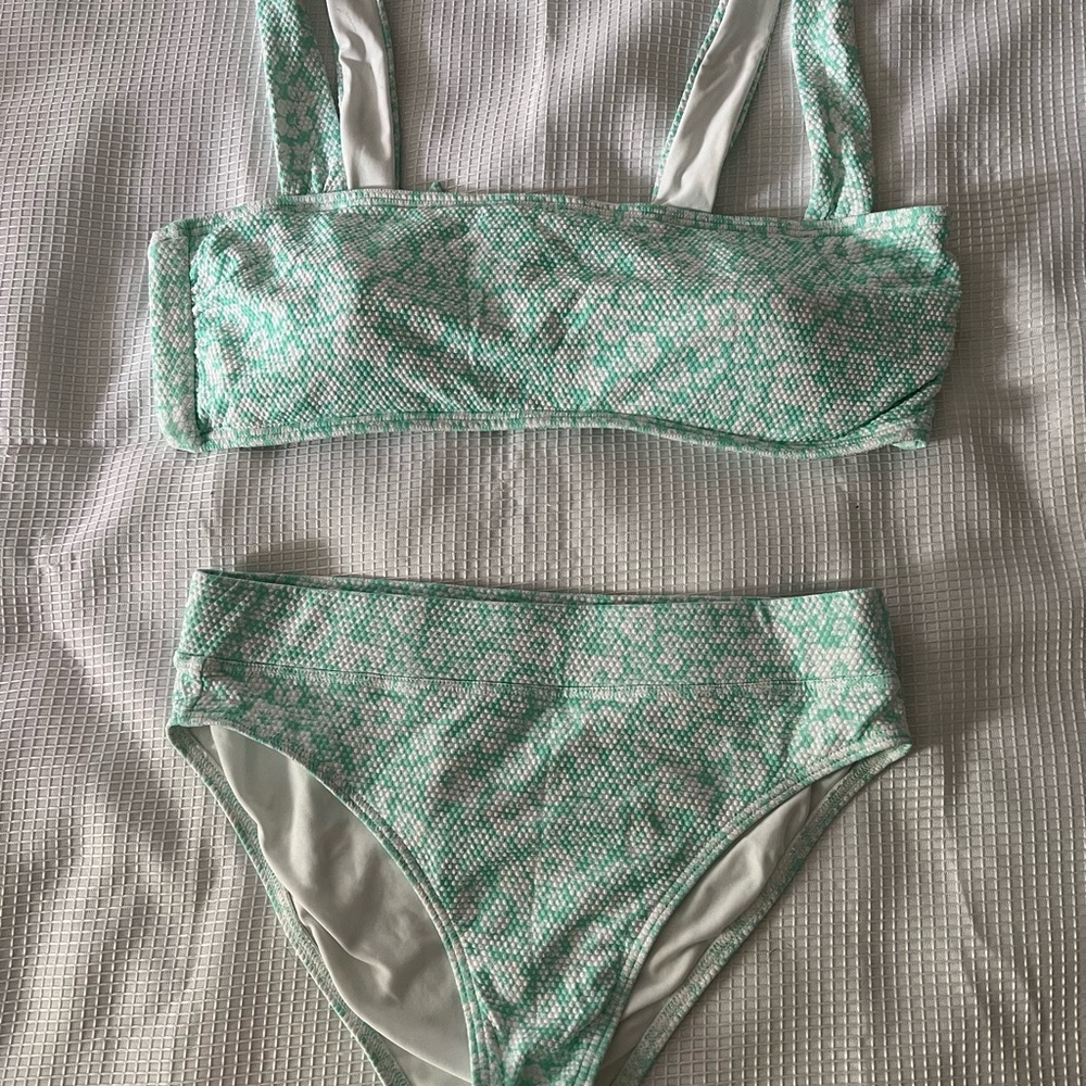 Green Patterned Bikini Set - Picture 8 of 8